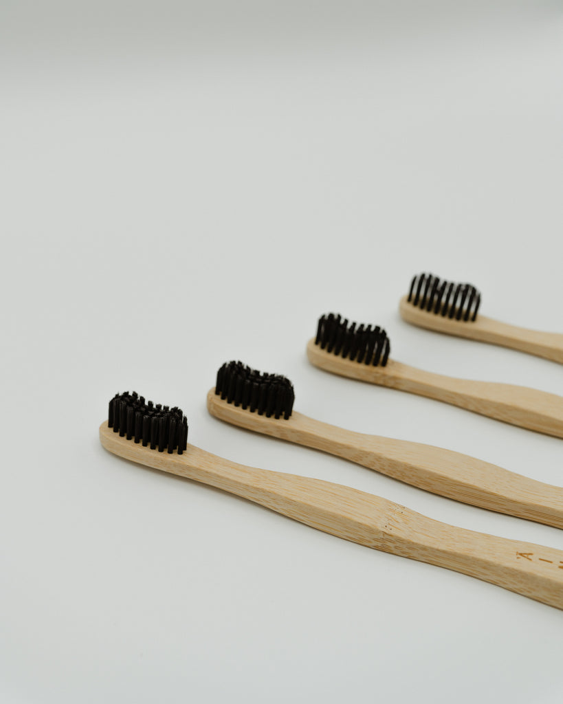 Bamboo Toothbrush Adult 2-Pack with Plant Based Bristles