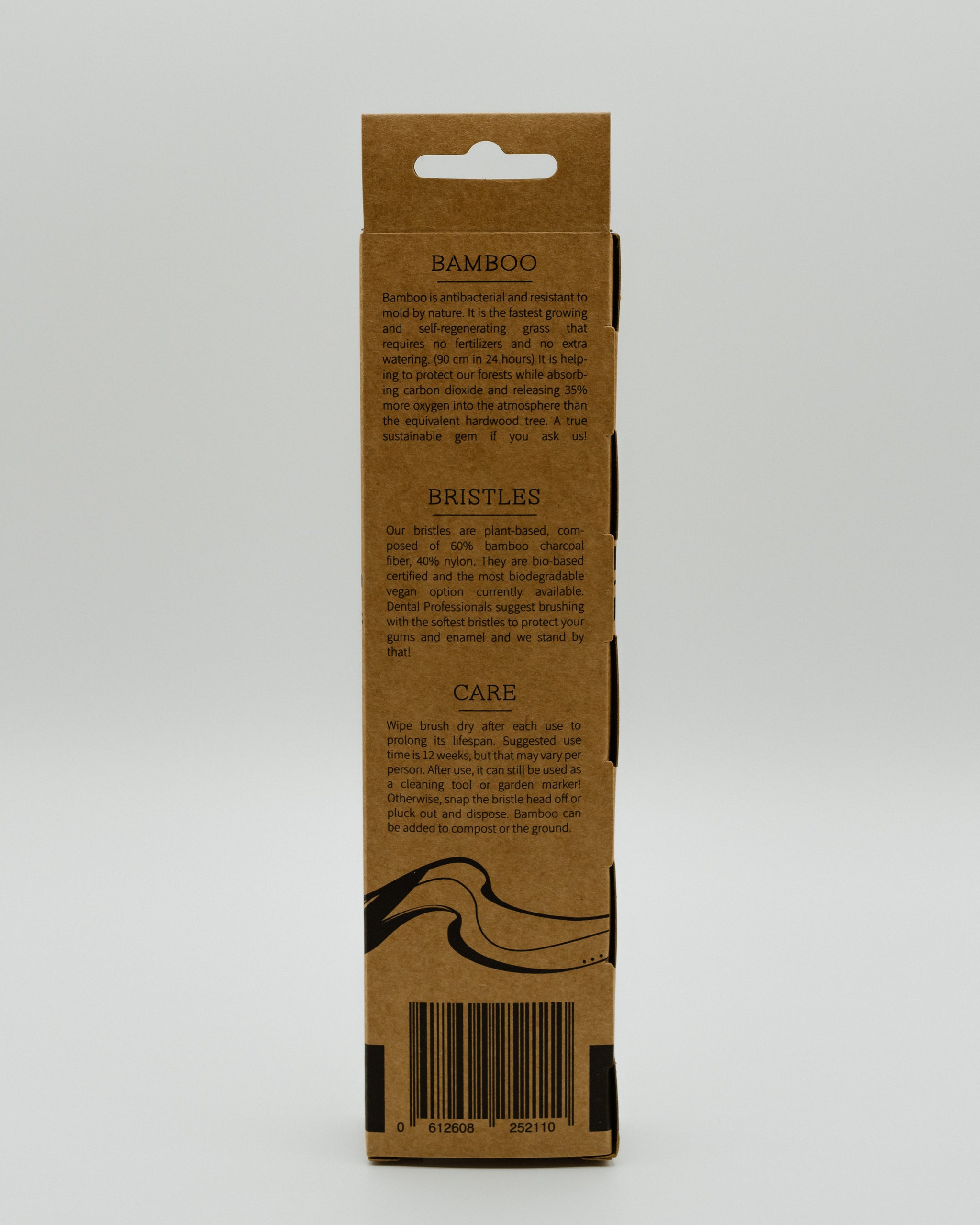 BAMBOO TOOTHBRUSH Plant-Based Soft Bristles 'AINA life plastic